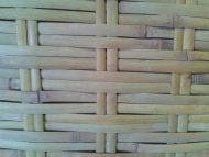 esteira de bambu